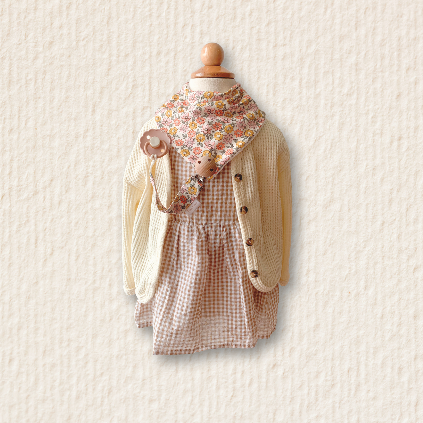 Bandana Bib - Chestnut