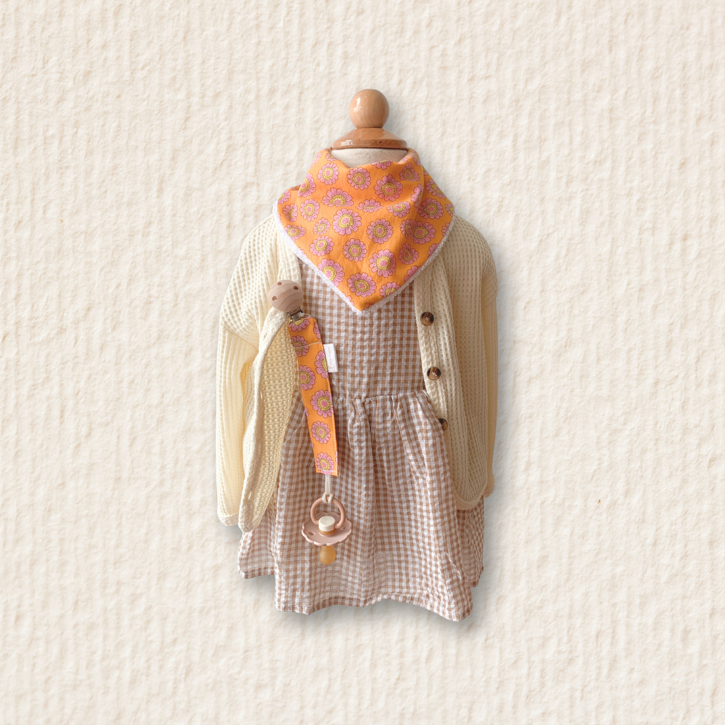 Bandana Bib - Rust