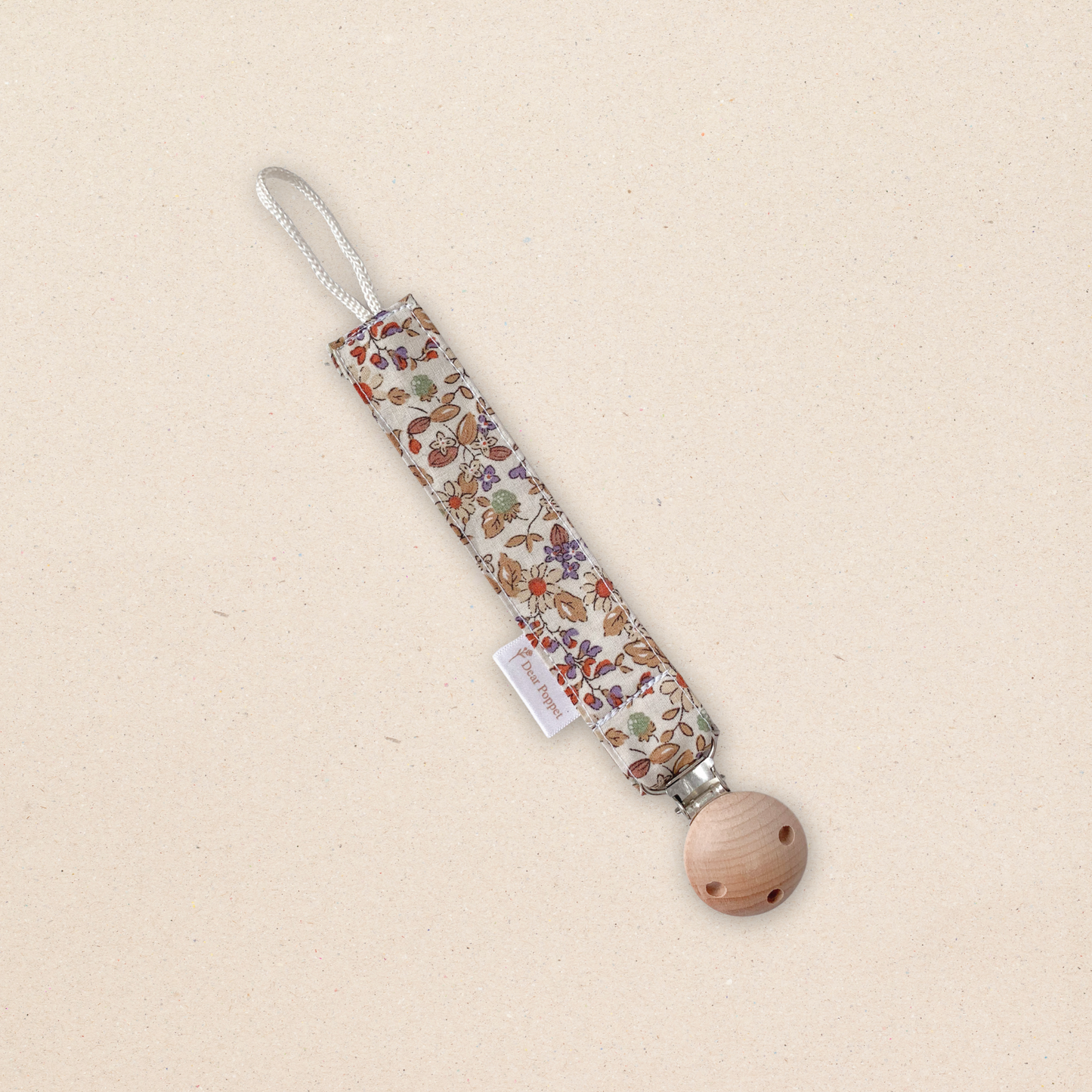 Pacifier Clip - Cedar