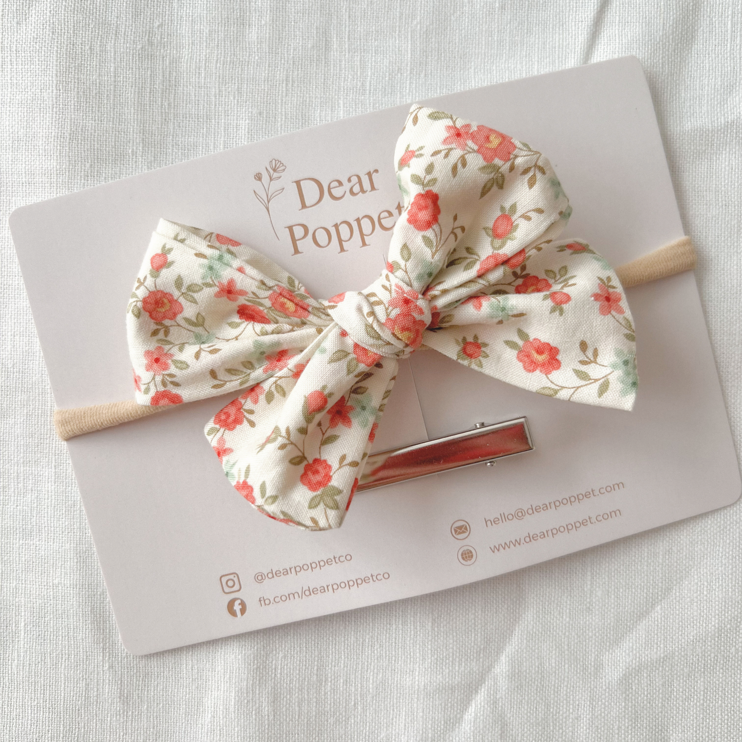 Meadow Ribbon Baby Hair Bow