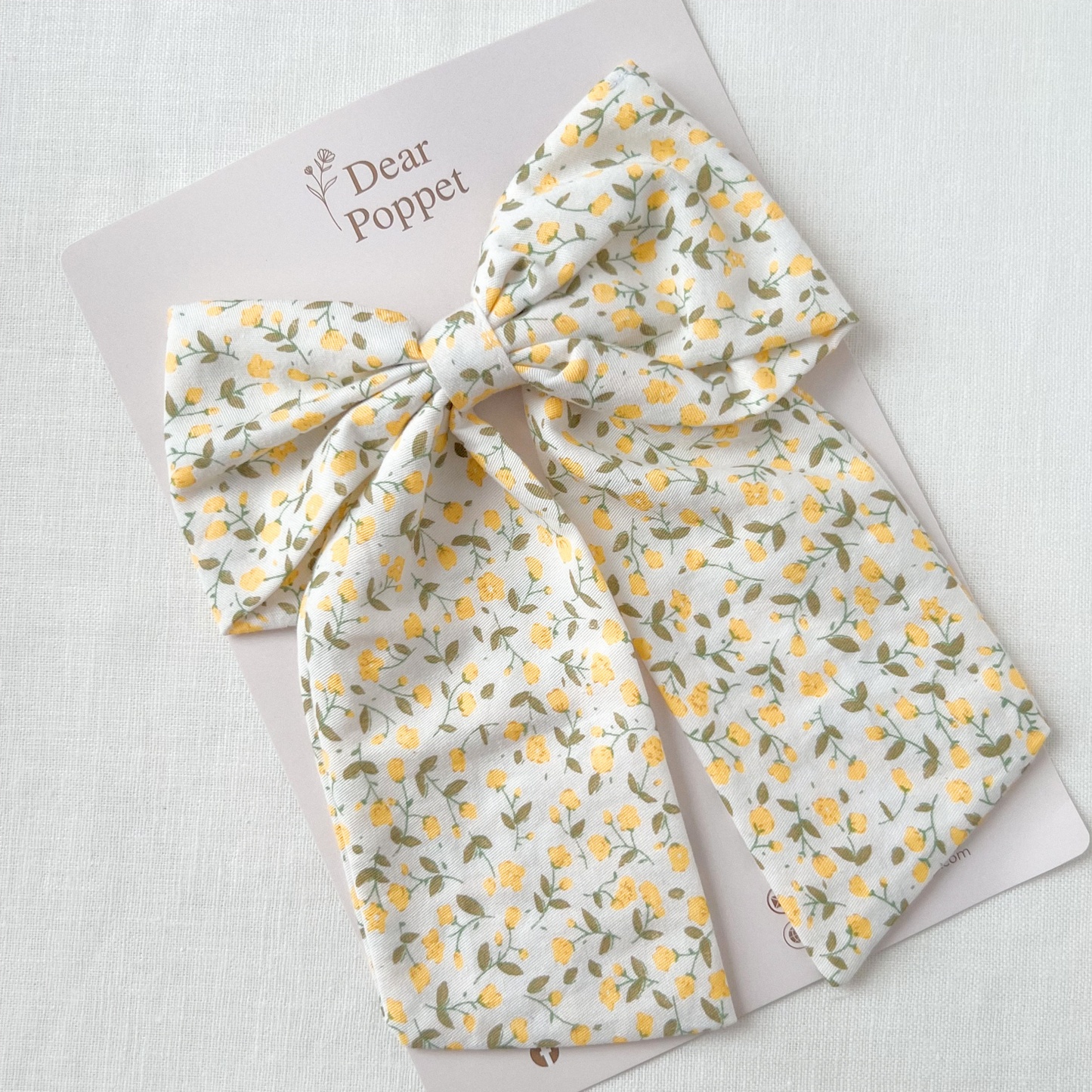 Buttercup – Long Tail Statement Bow
