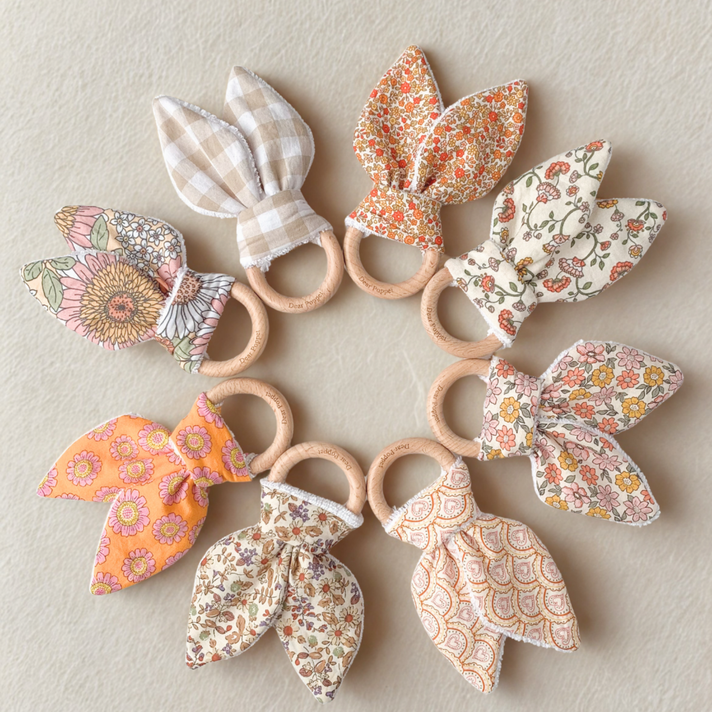 Birch Wooden Ring Teether