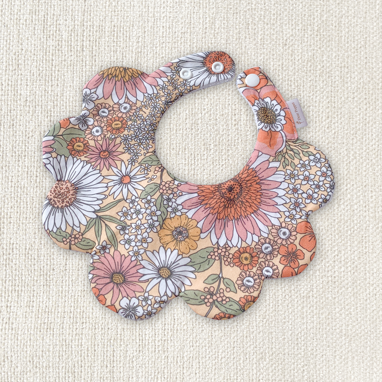 Scalloped Bib - Honey