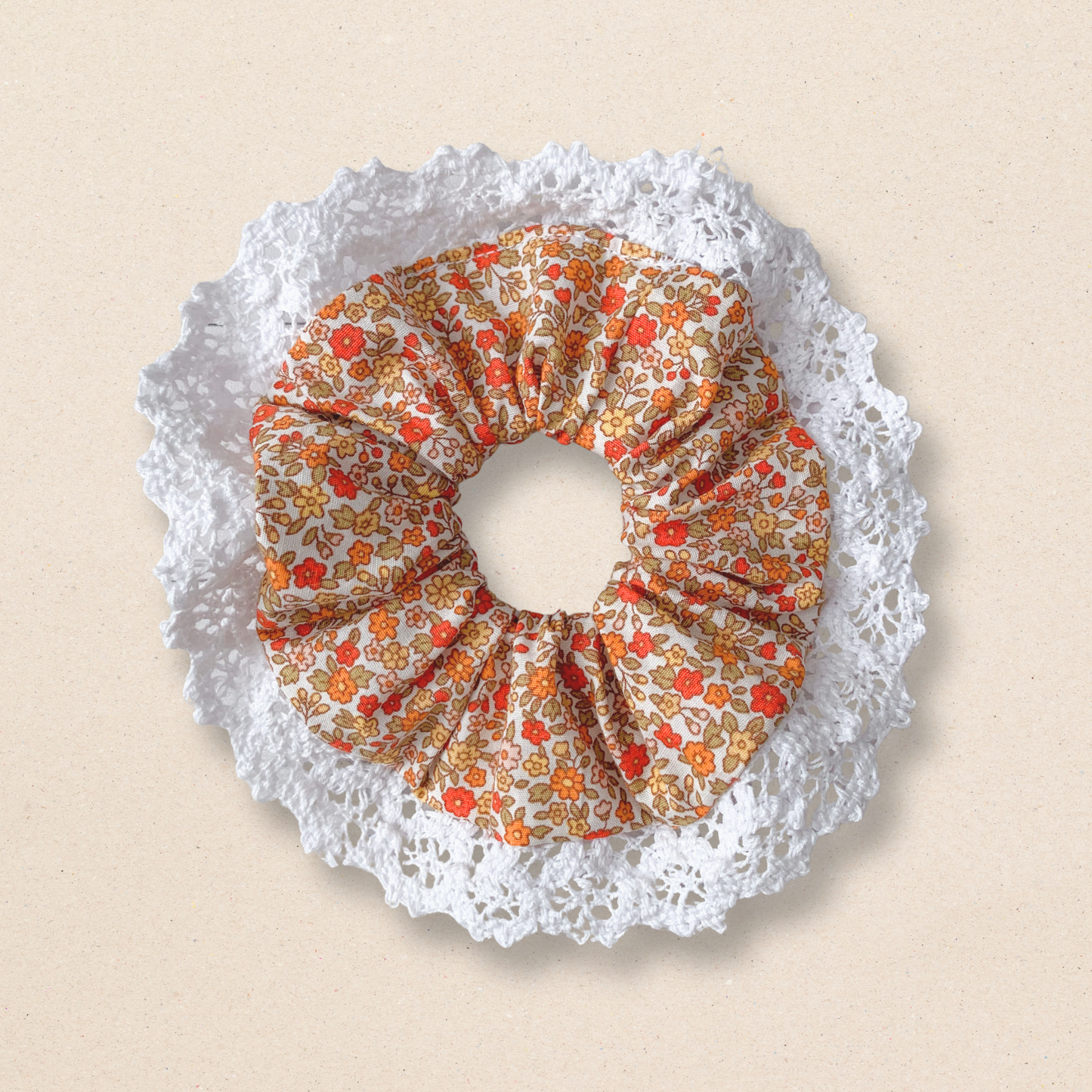 Lace Scrunchie - Autumn