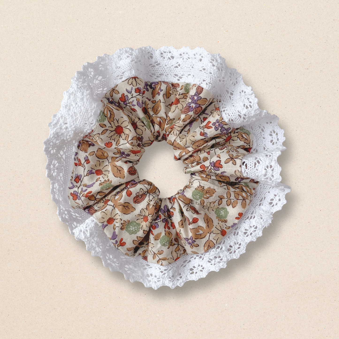 Lace Scrunchie - Cedar