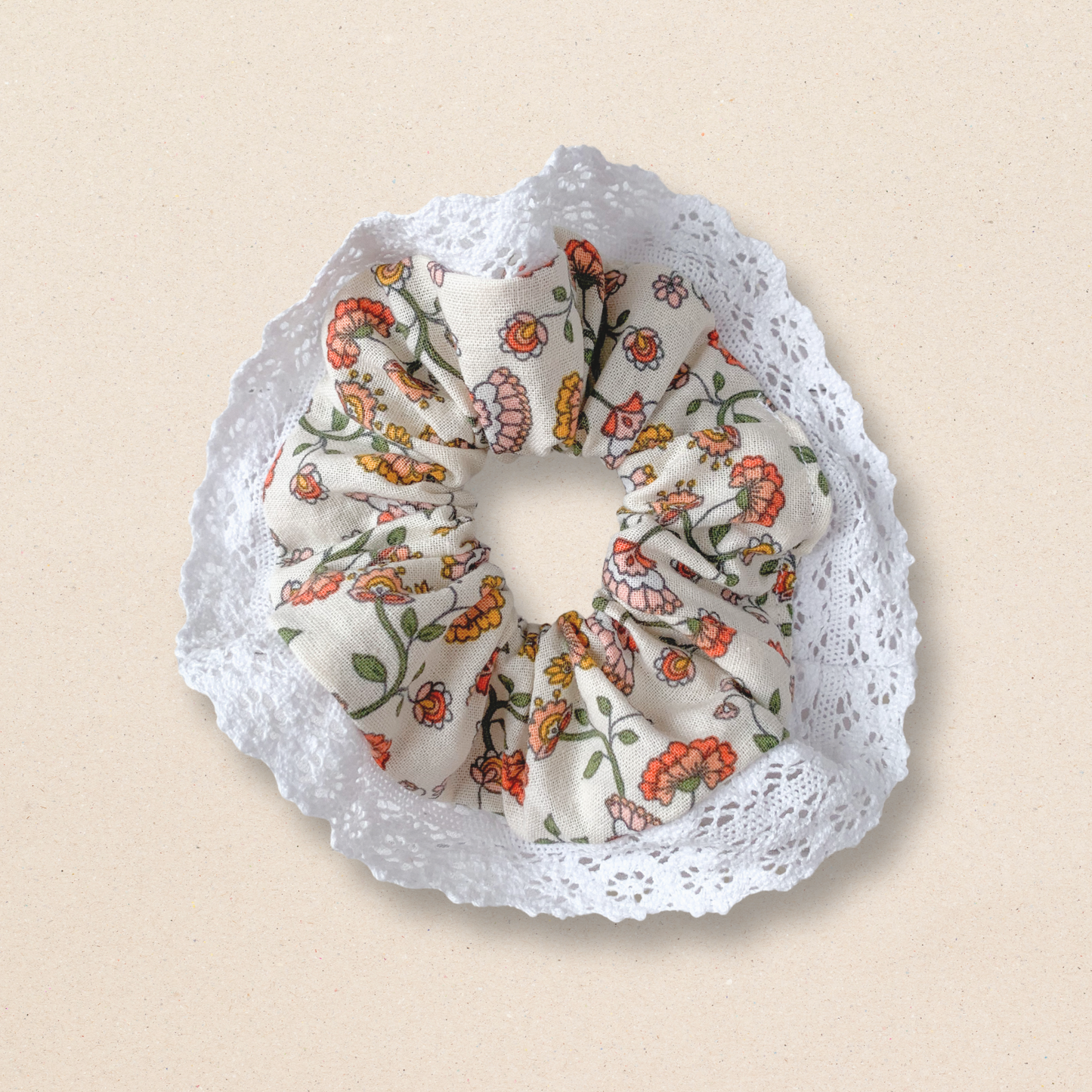 Lace Scrunchie - Willow