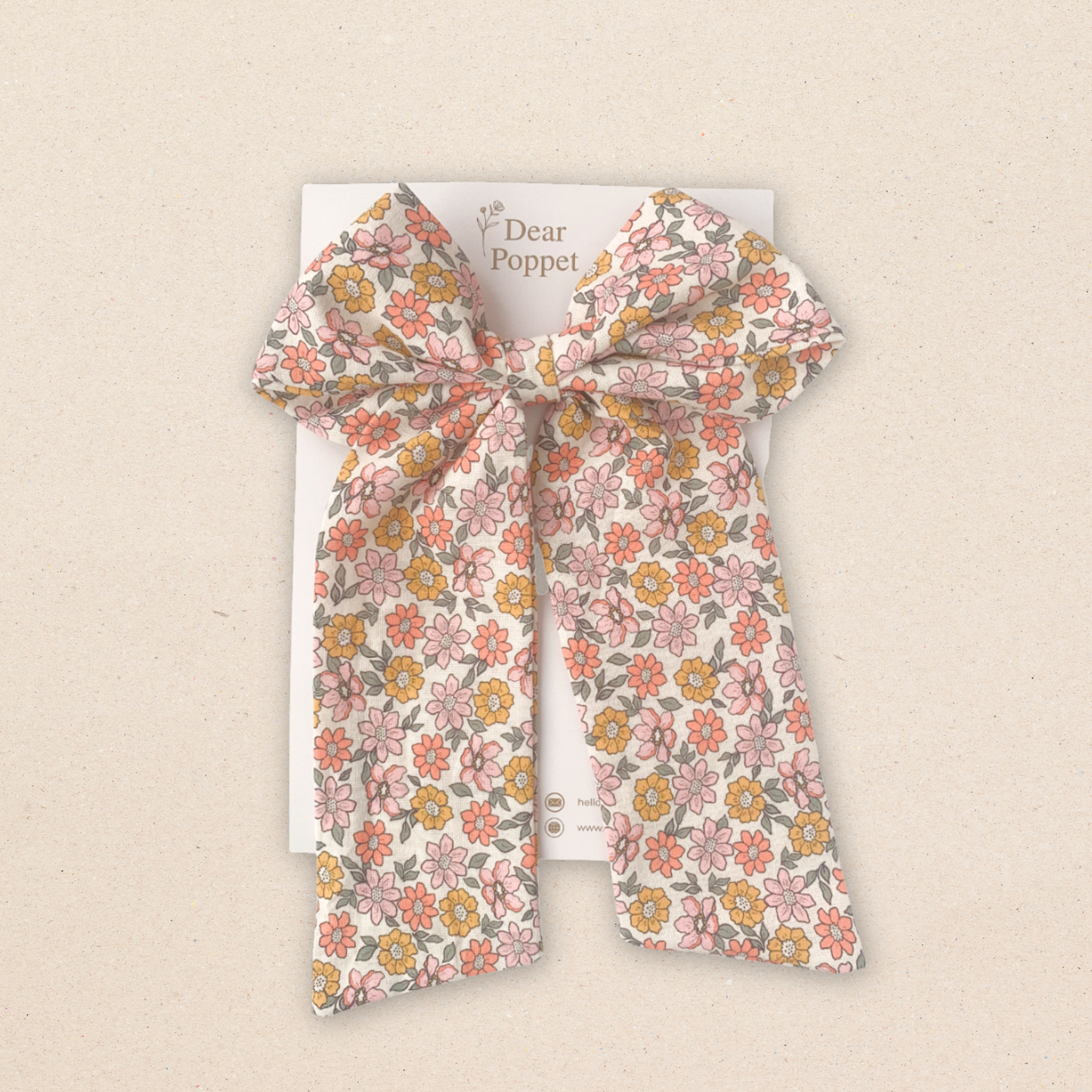 Statement Bow - Chestnut