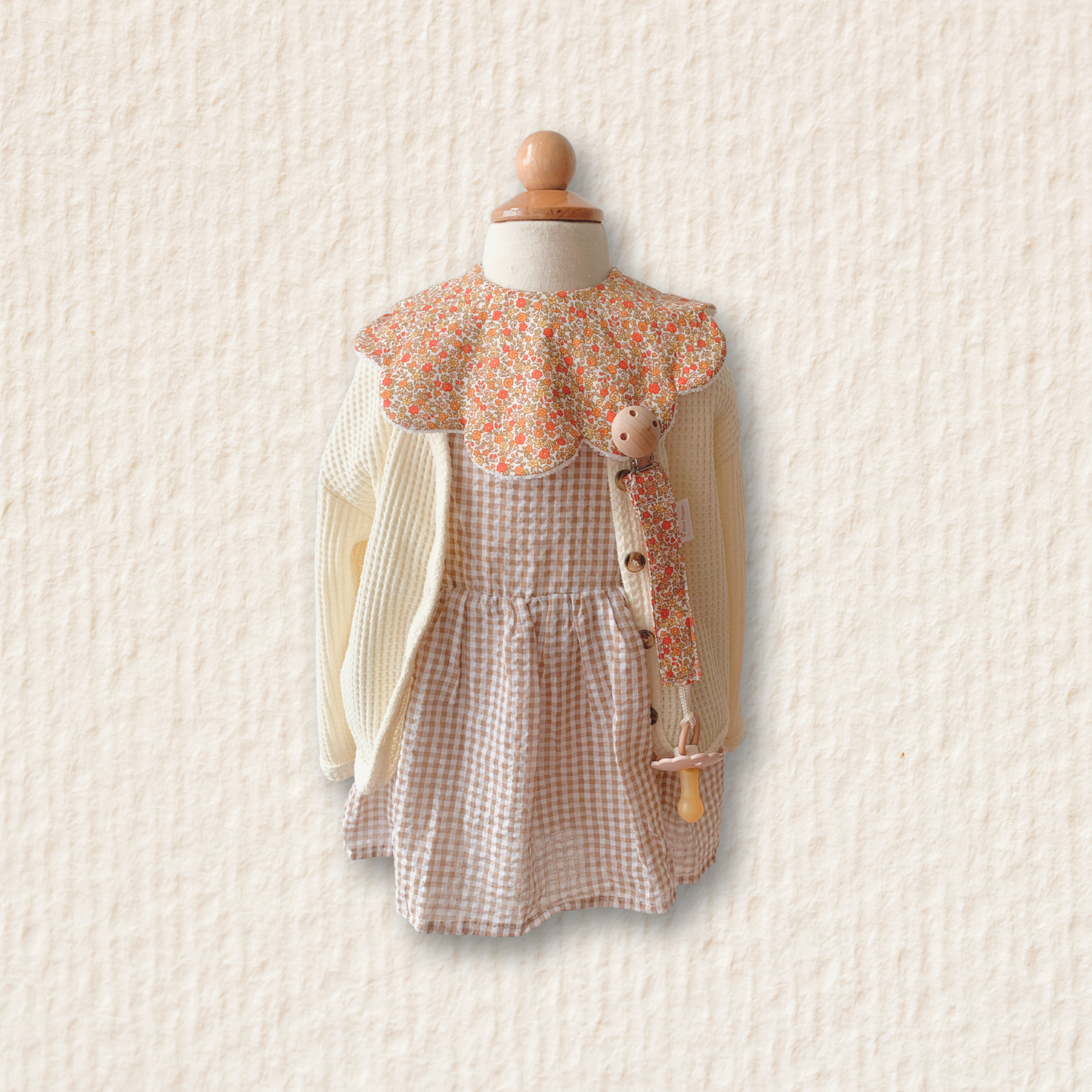 Scalloped Bib - Autumn