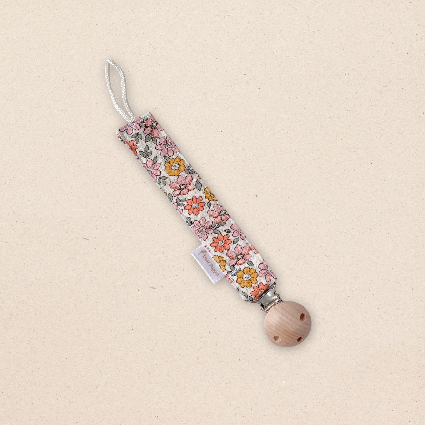 Pacifier Clip - Chestnut