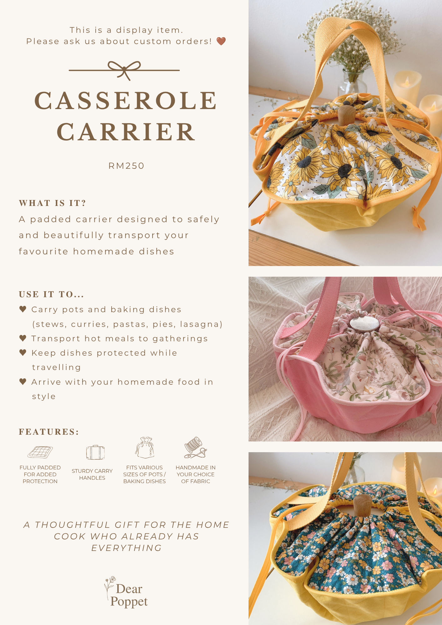 Casserole Carrier
