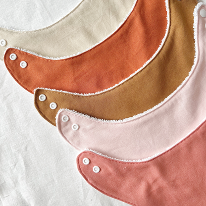 Cotton-Linen Bandana Bib