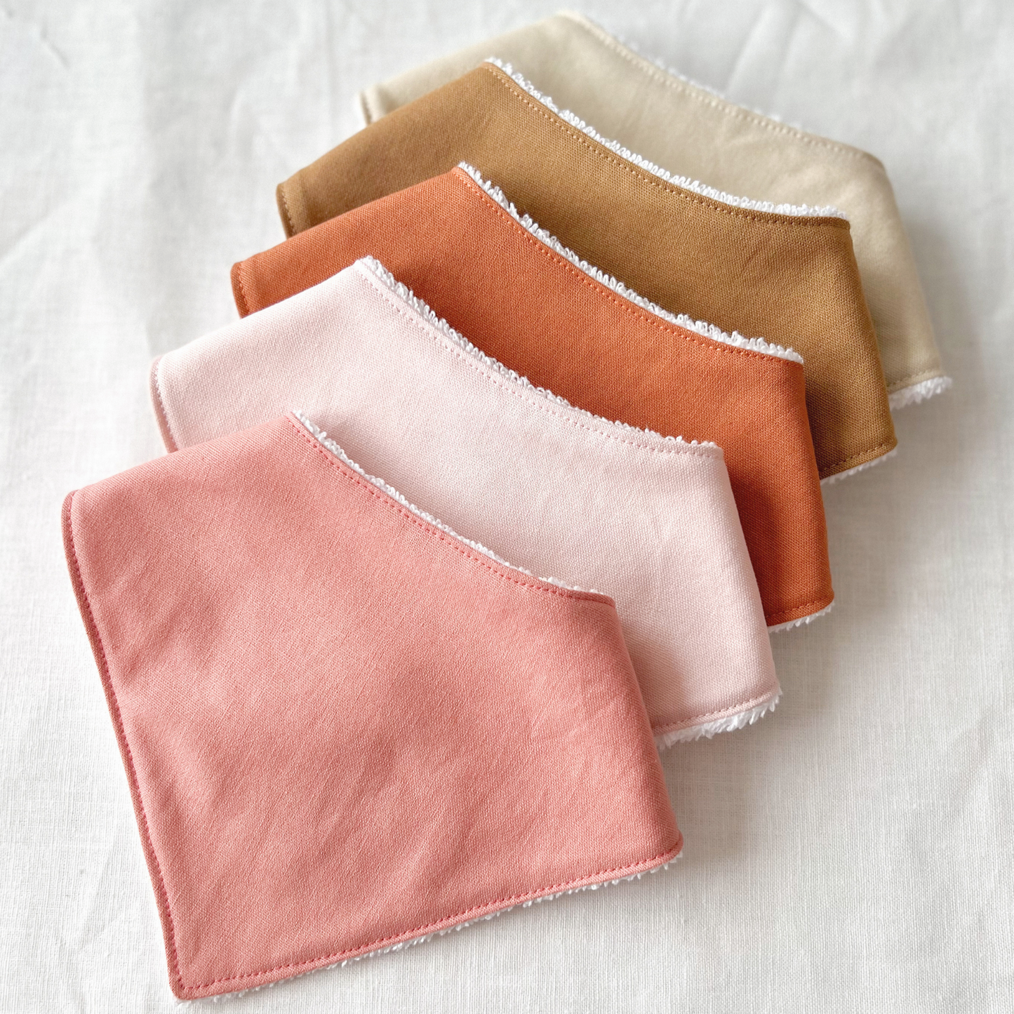 Cotton-Linen Bandana Bib