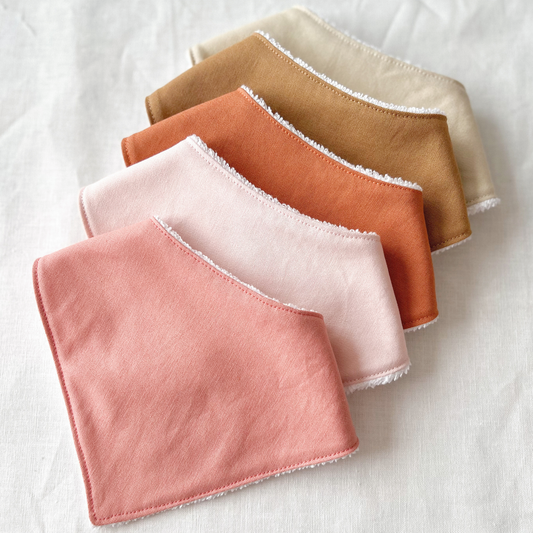 Cotton-Linen Bandana Bib