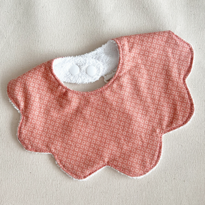 Rosette Scalloped Bib