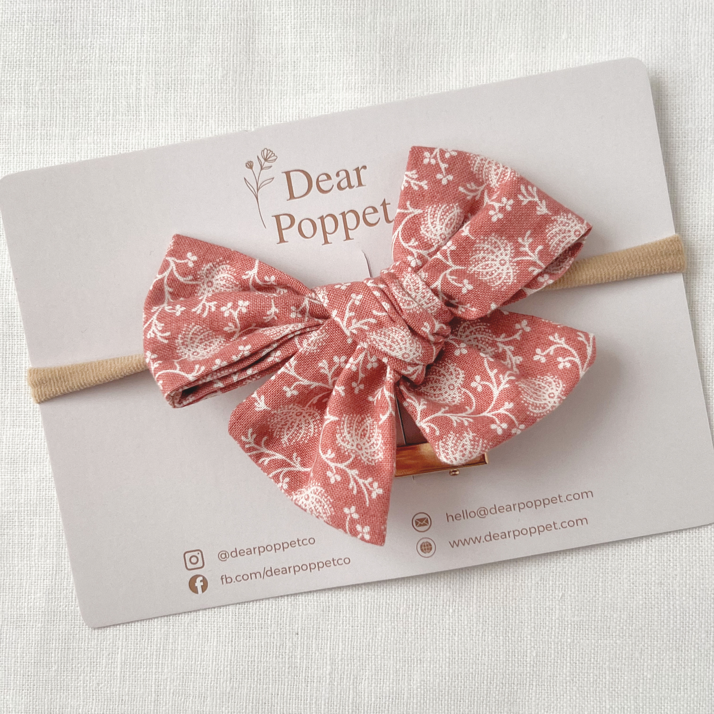 Camellia Baby Hair Bow