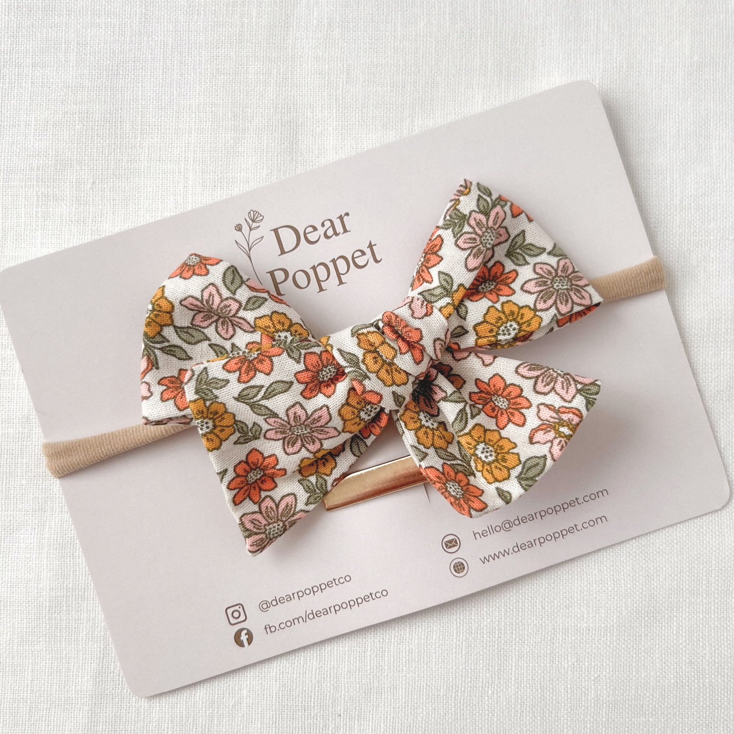 Chestnut Baby Hair Bow