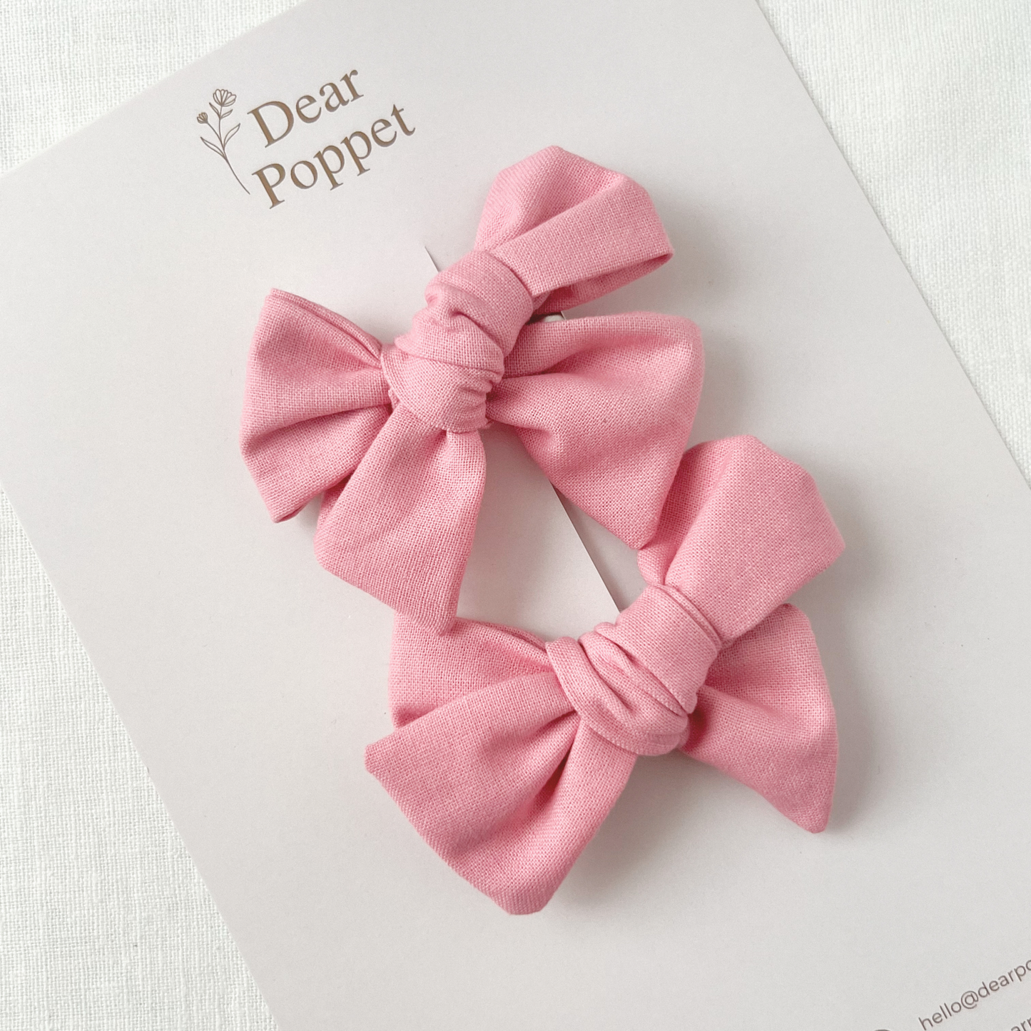 Blush Classic Bow