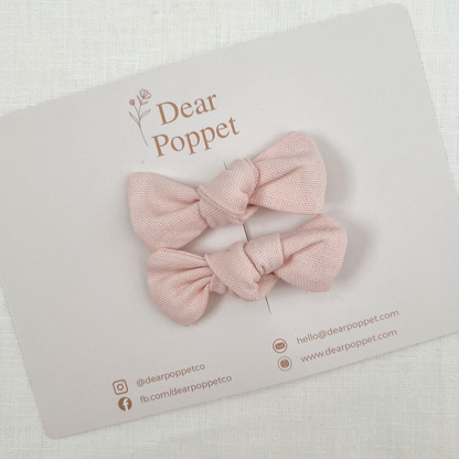 Cotton-Linen Petite Bow