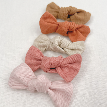 Cotton-Linen Petite Bow