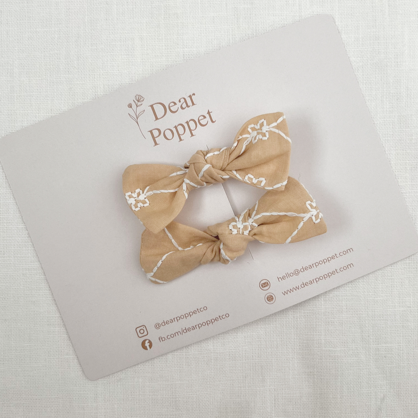 Delilah Yellow Petite Bow