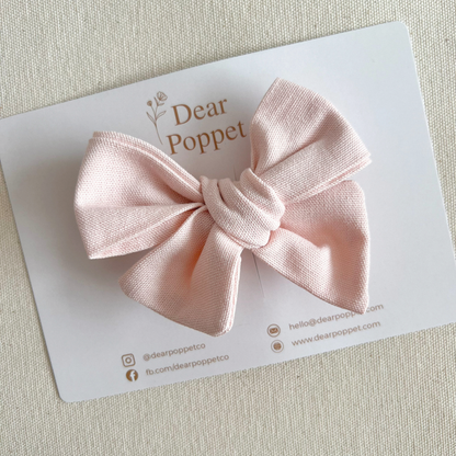 Cotton-Linen Signature Bow