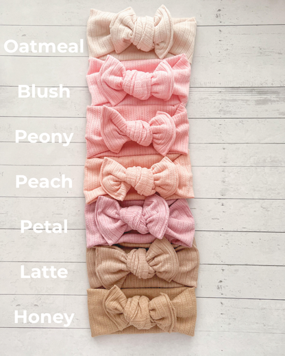 Ribbed Knit Baby Headband