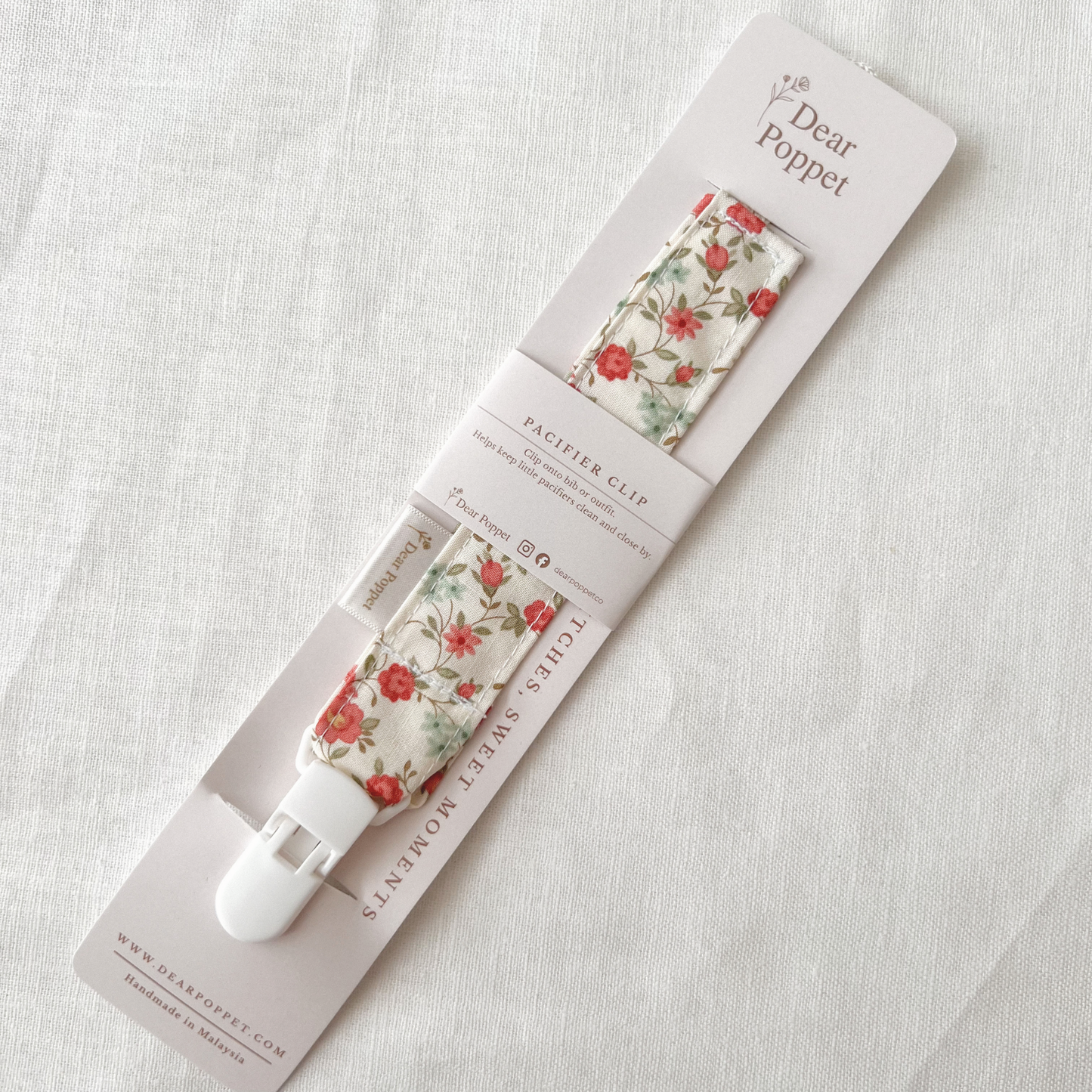 Meadow Pacifier Clip