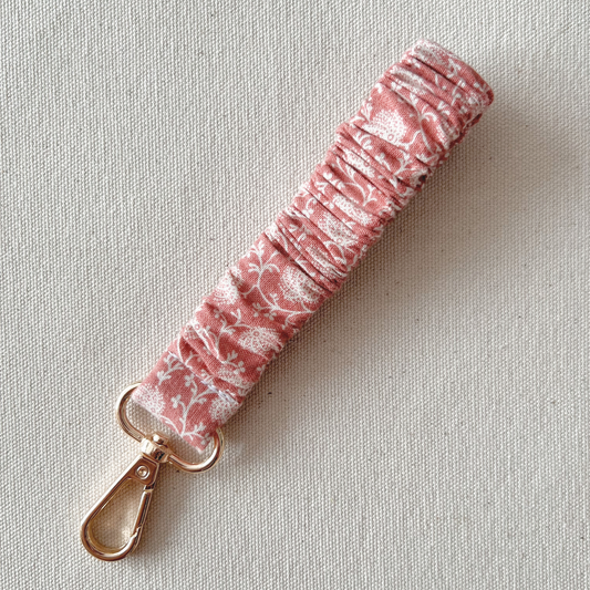 Camellia Scrunchie Wristlet