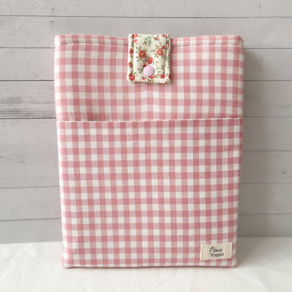 Pink Gingham Tablet Sleeve