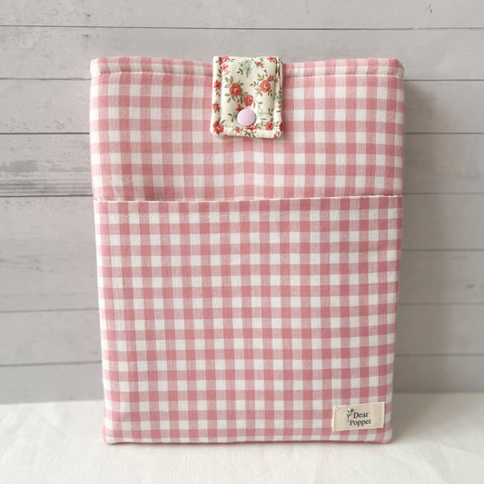 Pink Gingham Tablet Sleeve