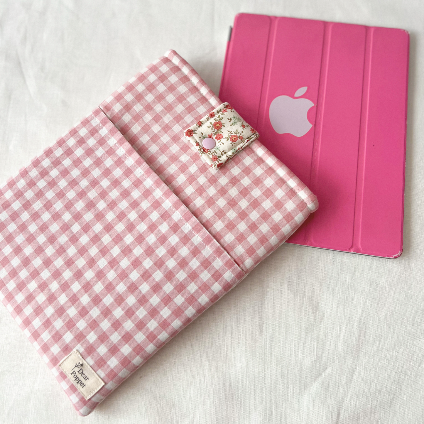 Pink Gingham Tablet Sleeve