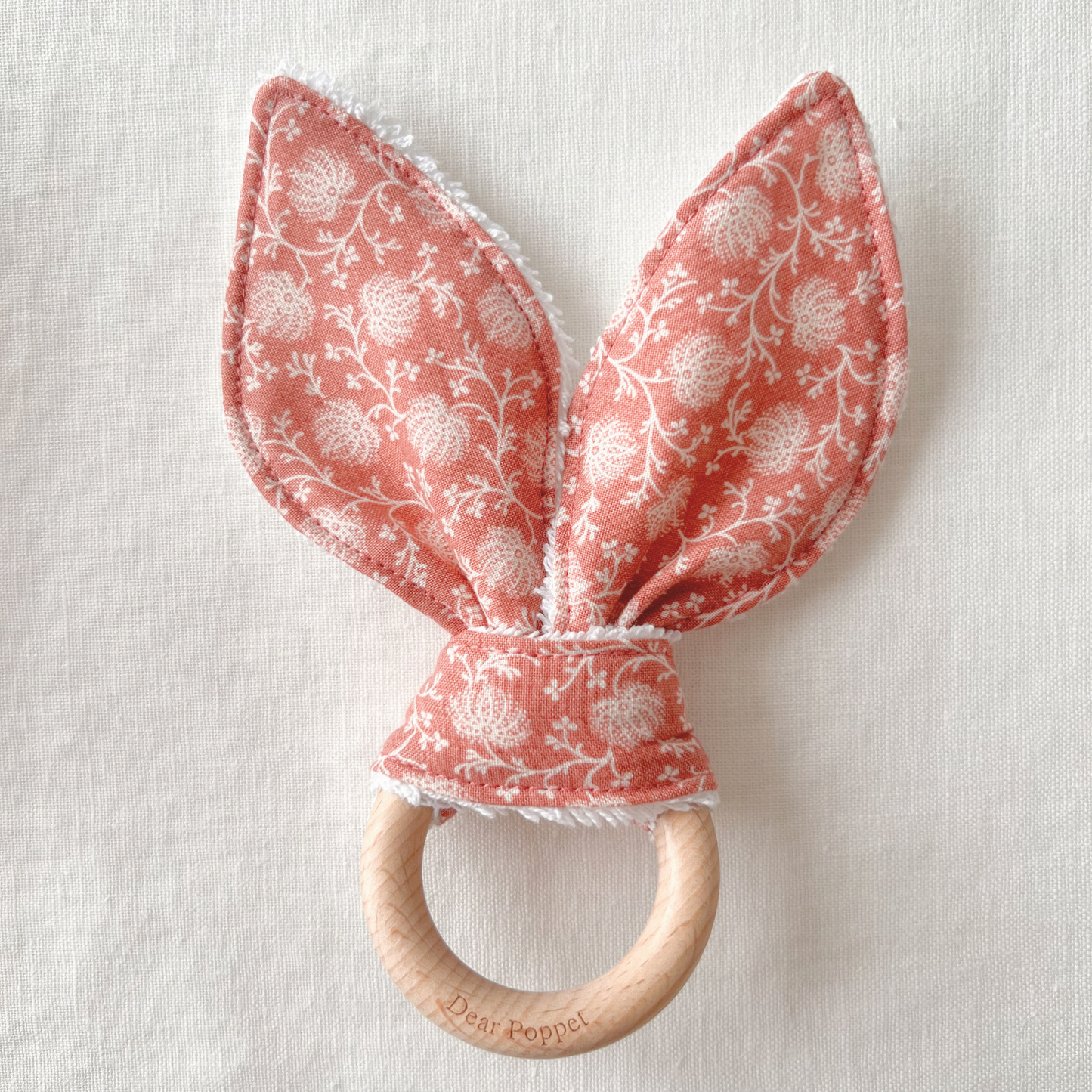 Camelia Wooden Ring Teether