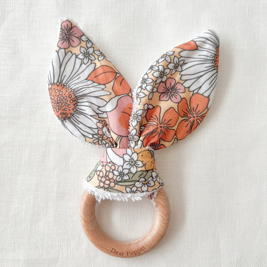 Honey Wooden Ring Teether
