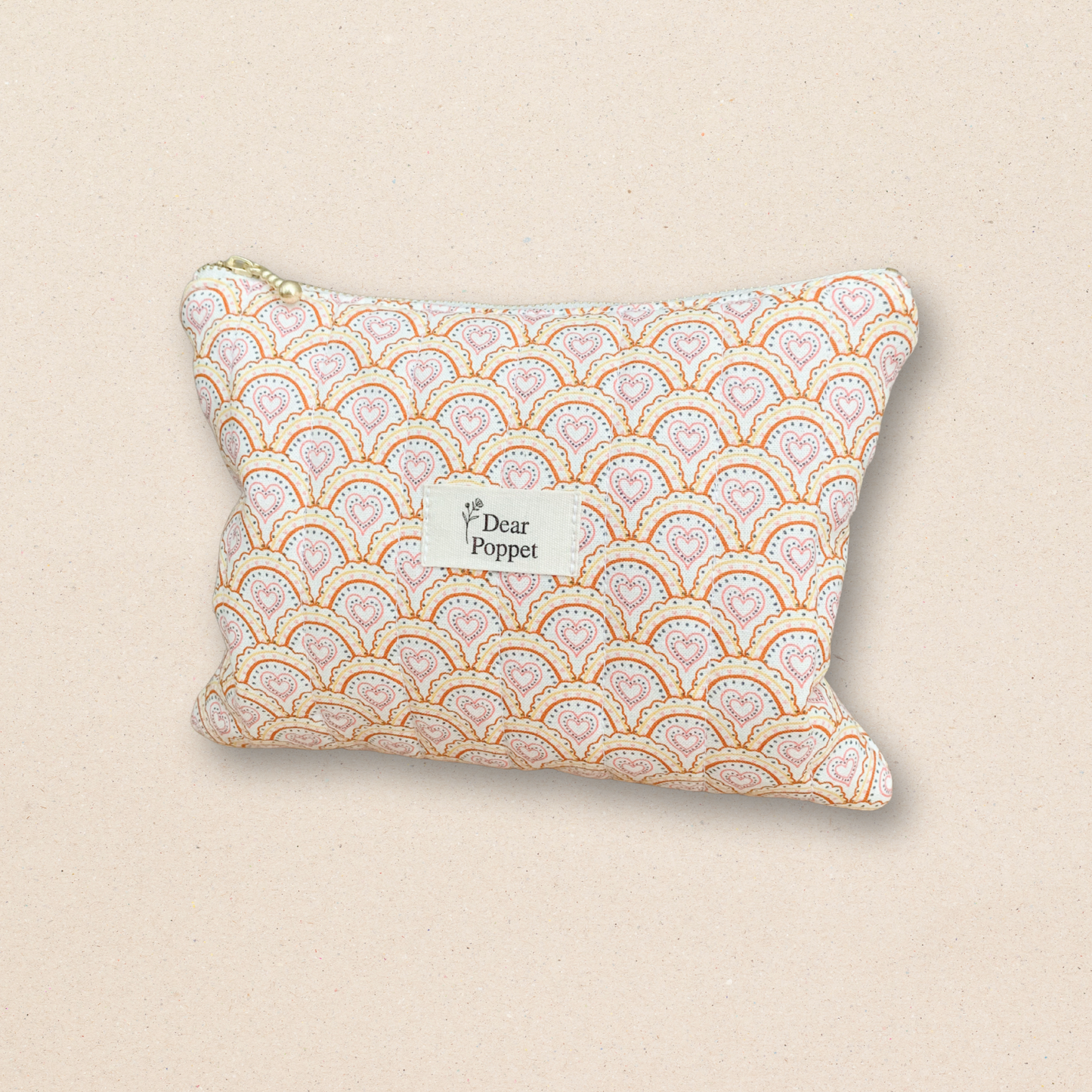 Quilted Zipper Pouch - Hearth