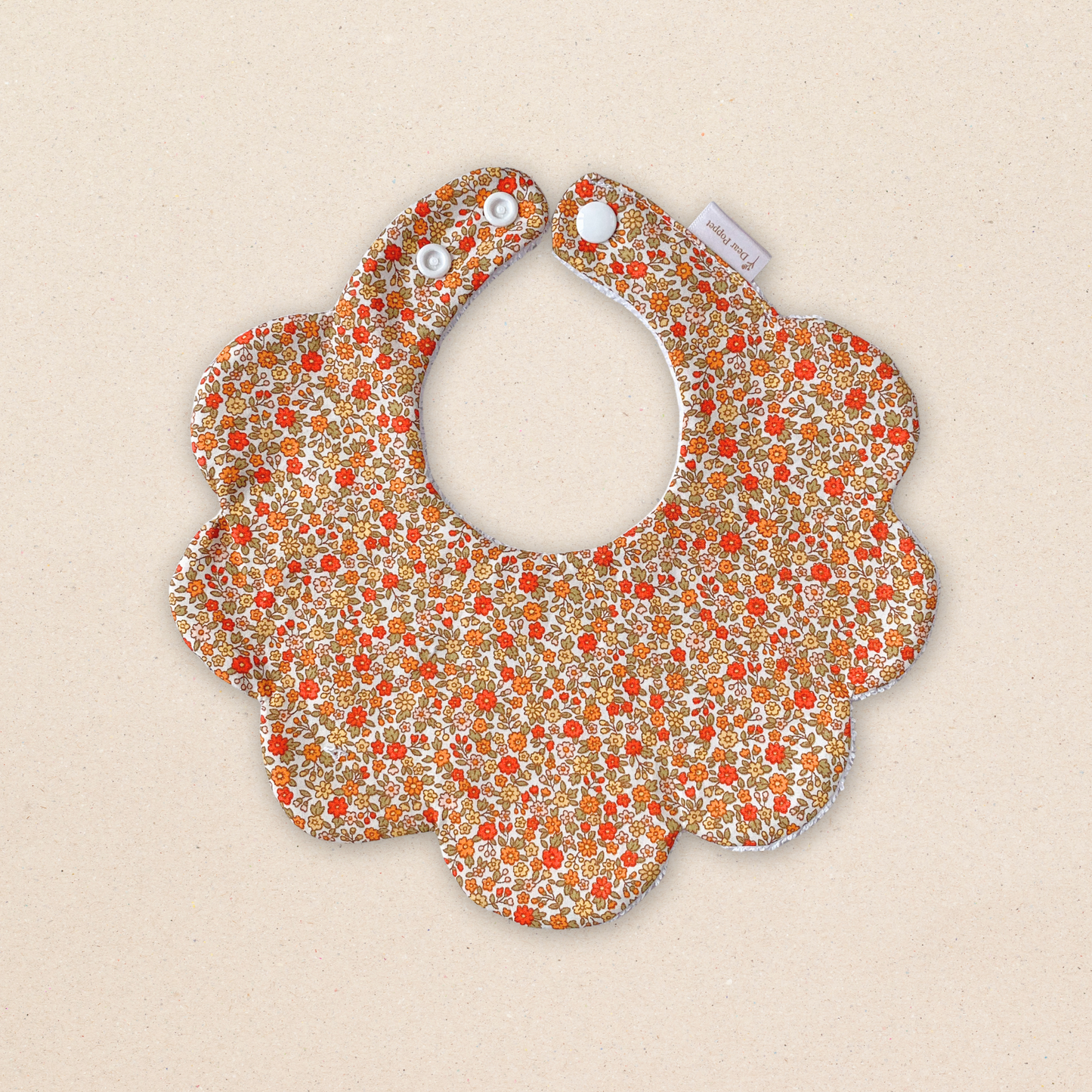 Scalloped Bib - Autumn