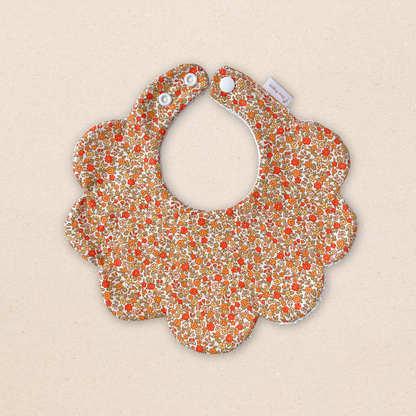 Scalloped Bib - Autumn