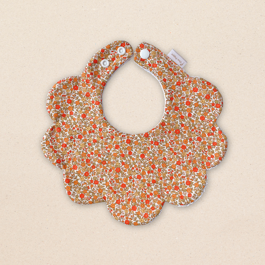 Scalloped Bib - Autumn