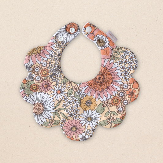 Scalloped Bib - Honey