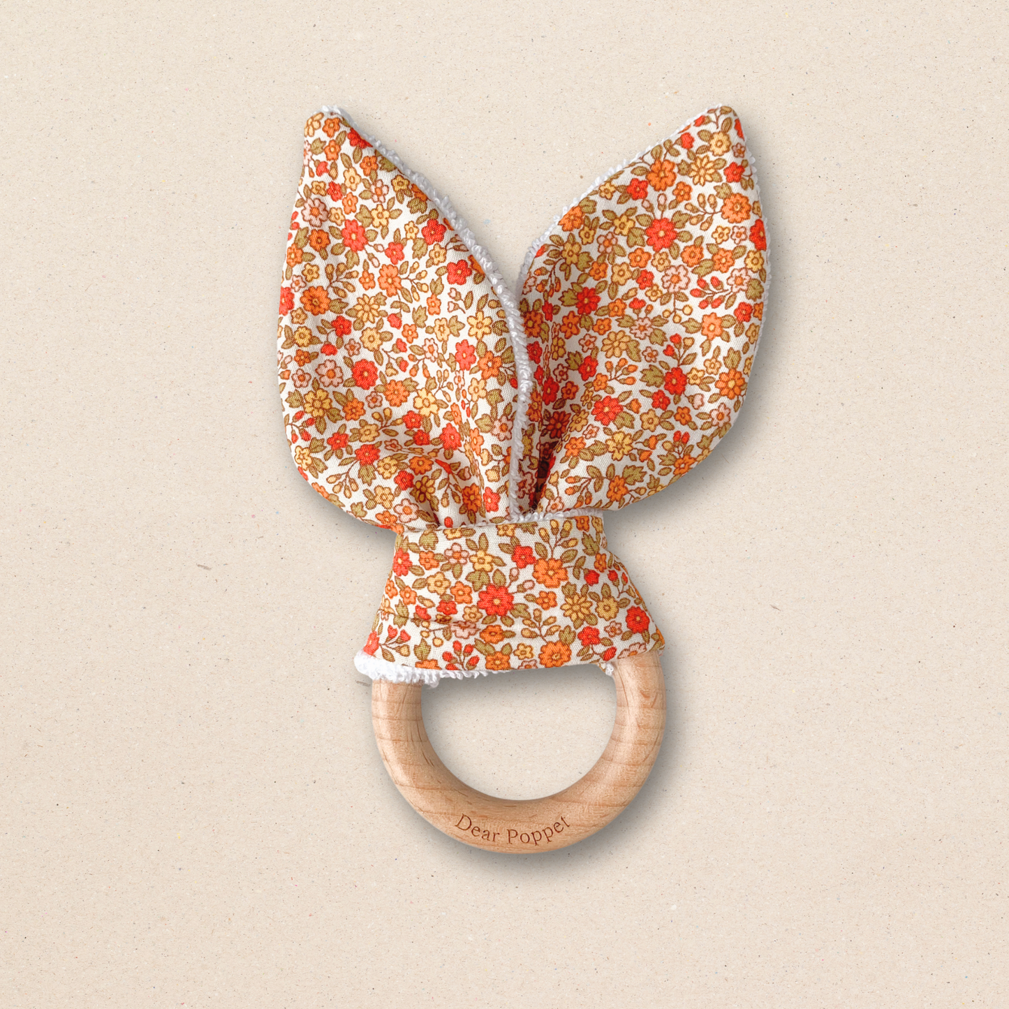 Wooden Ring Teether - Autumn