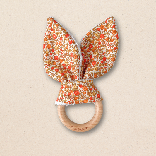 Wooden Ring Teether - Autumn