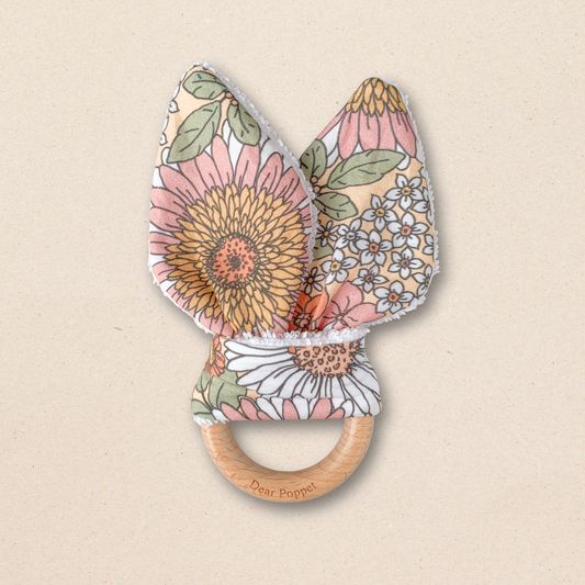 Wooden Ring Teether - Honey