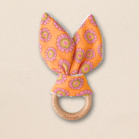 Wooden Ring Teether - Rust